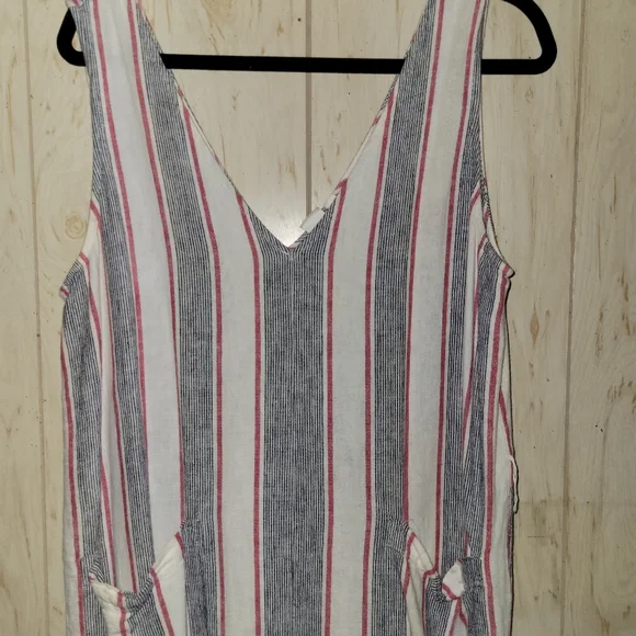 Gap Striped Wide Leg Sleeveless Jumper Women's Size Large - Picture 10 of 14